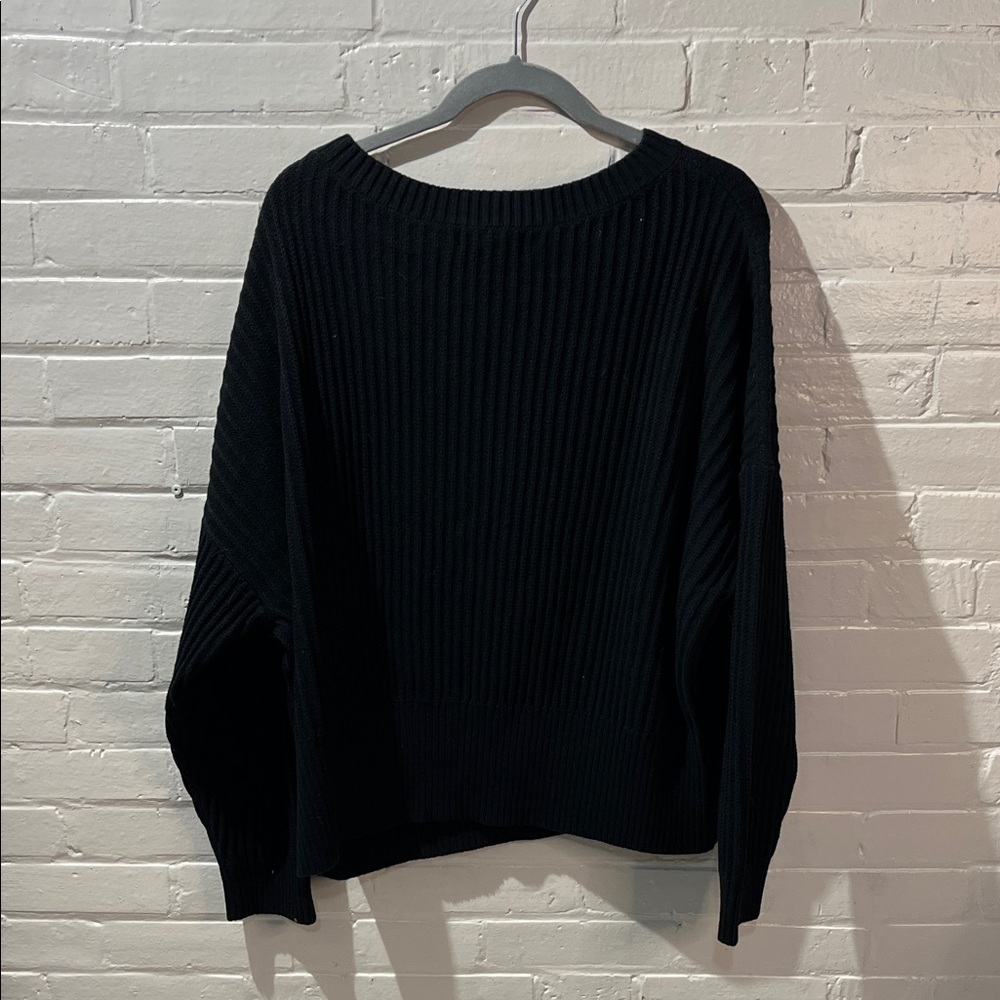 Banana Republic Black Ribbed Women's Sweater - Picture 5 of 6